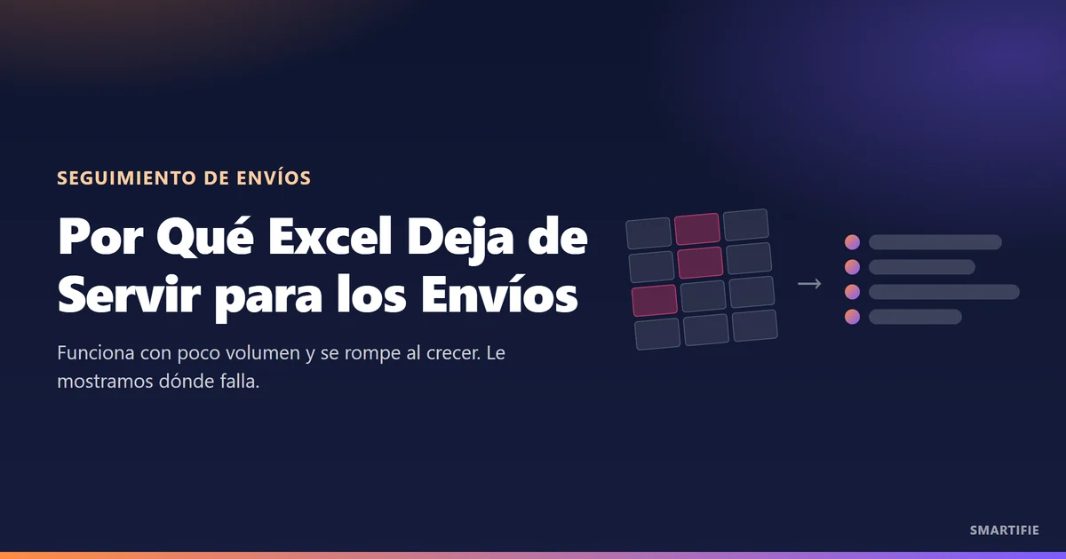 Por Qué Excel Deja de Servir para el Seguimiento de Envíos
