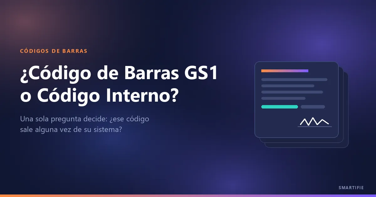 ¿Código de Barras GS1 o Código Interno?