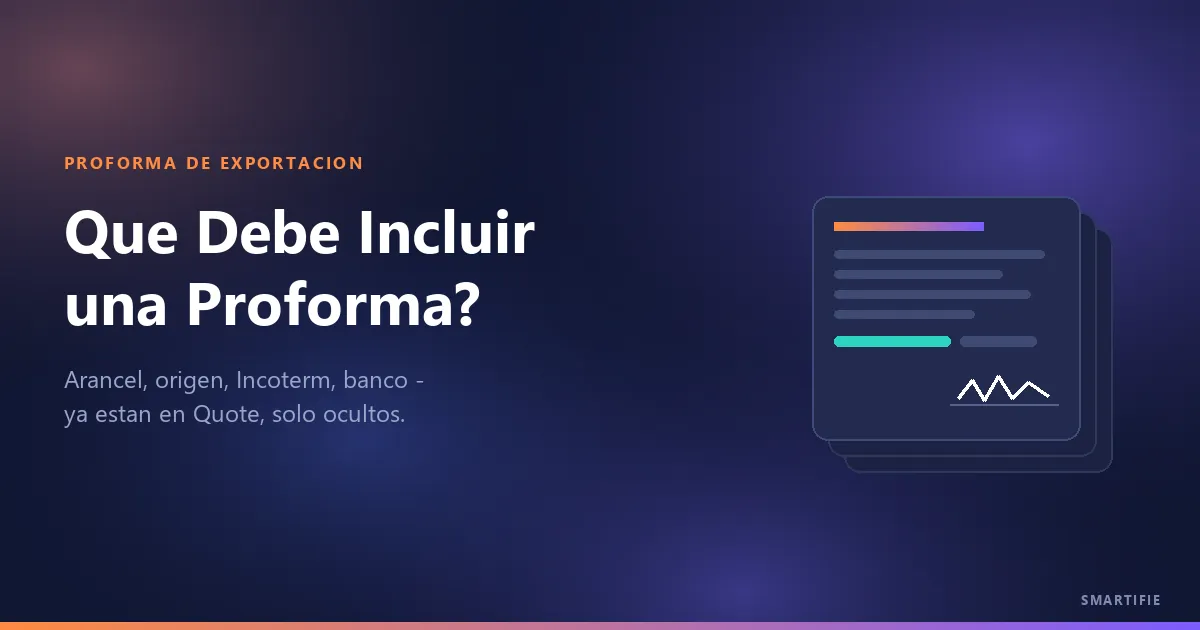 Qué Debe Incluir una Factura Proforma de Exportación