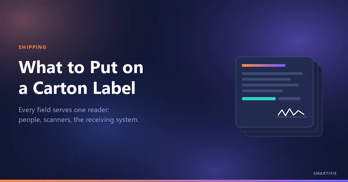 What to Put on a Carton Label