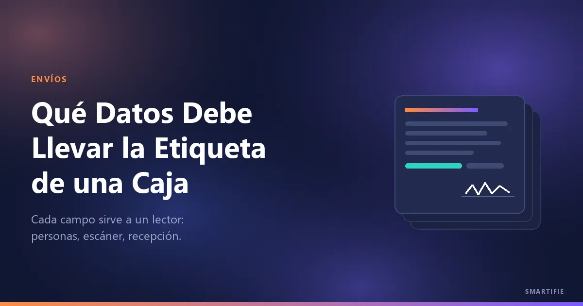 Qué Datos Debe Llevar la Etiqueta de una Caja