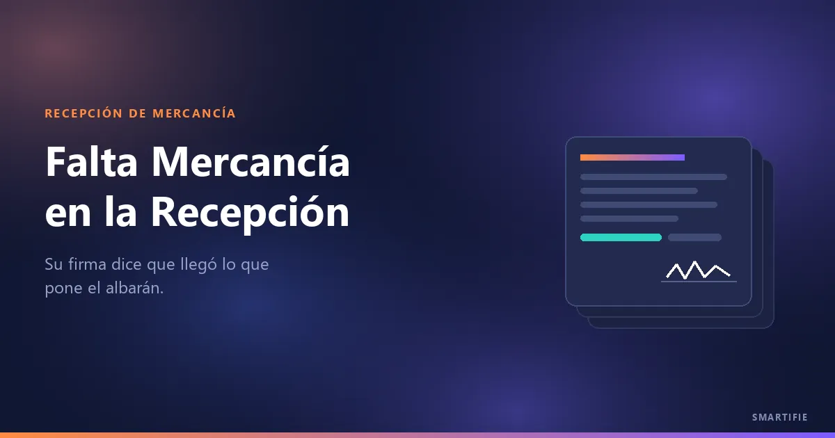 Qué Hacer si Falta o Llega Dañada la Mercancía en la Recepción
