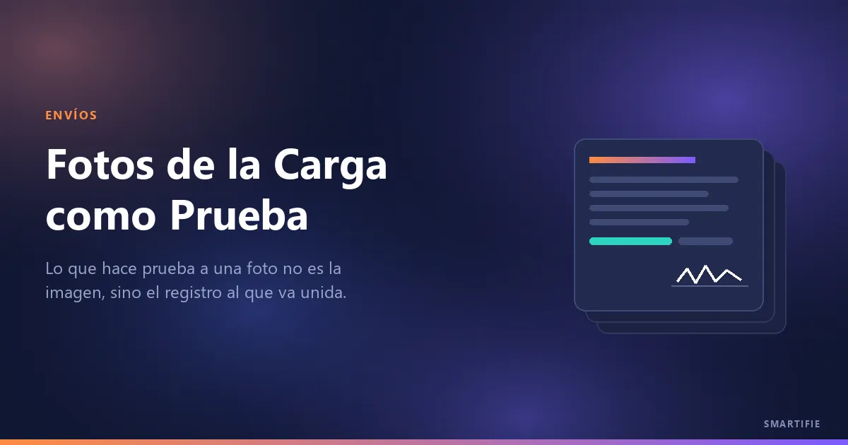 ¿Cuándo Sirven de Prueba las Fotos de la Carga?