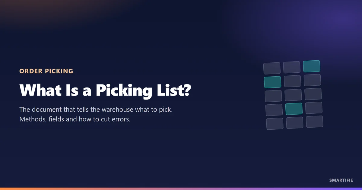 What Is a Picking List?